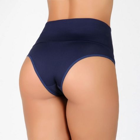 Calcinha-Conforto-Hot-Pants-em-Poliamida-Lisa-Azul-Marinho-40081